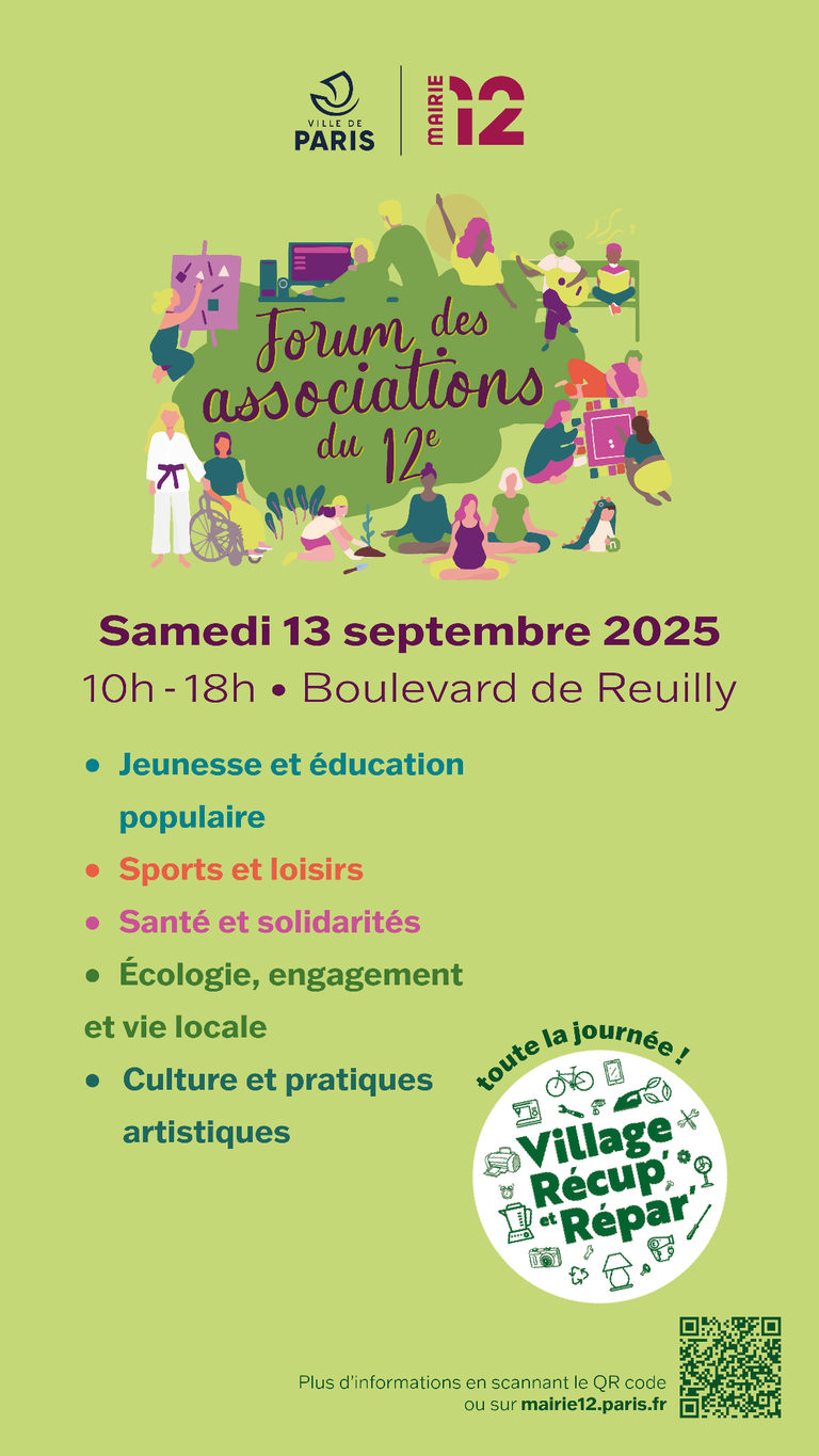 Forum association Paris 12ème
